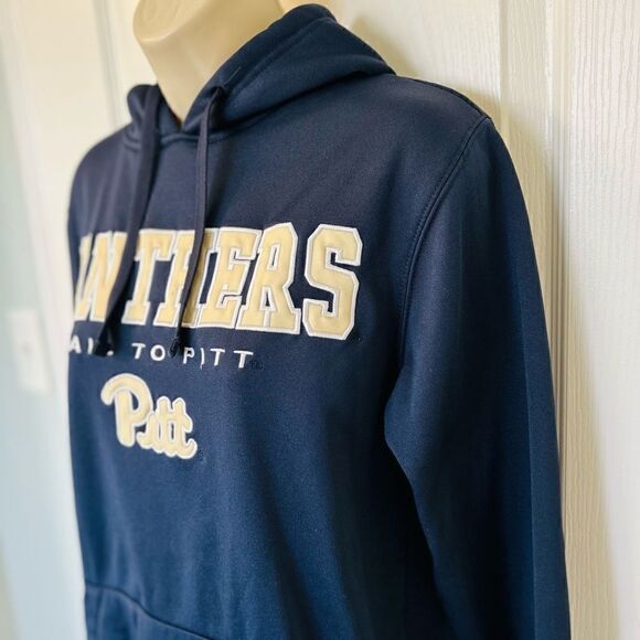 Pitt University Panthers Hail to Pitt Navy & Gold Sweatshirt! - Picture 2 of 4